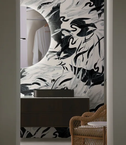 cvetne tapete animal print tapete EGRETS