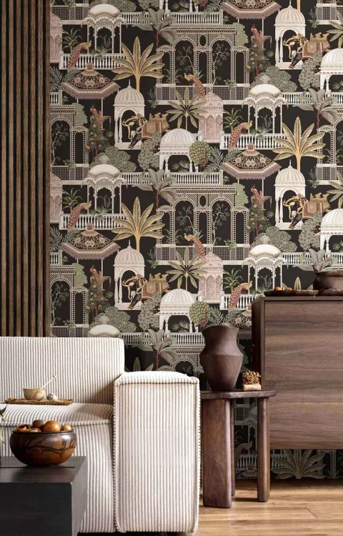 tapete parato botany house 24