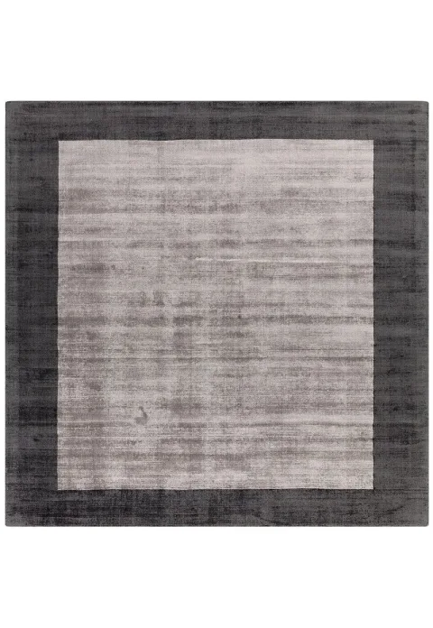 viskozni tepisi Blade Border BB04 Charcoal Silver SQ